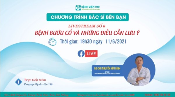 Livestream số 6: Bệnh bướu cổ và những vấn đề cần lưu ý